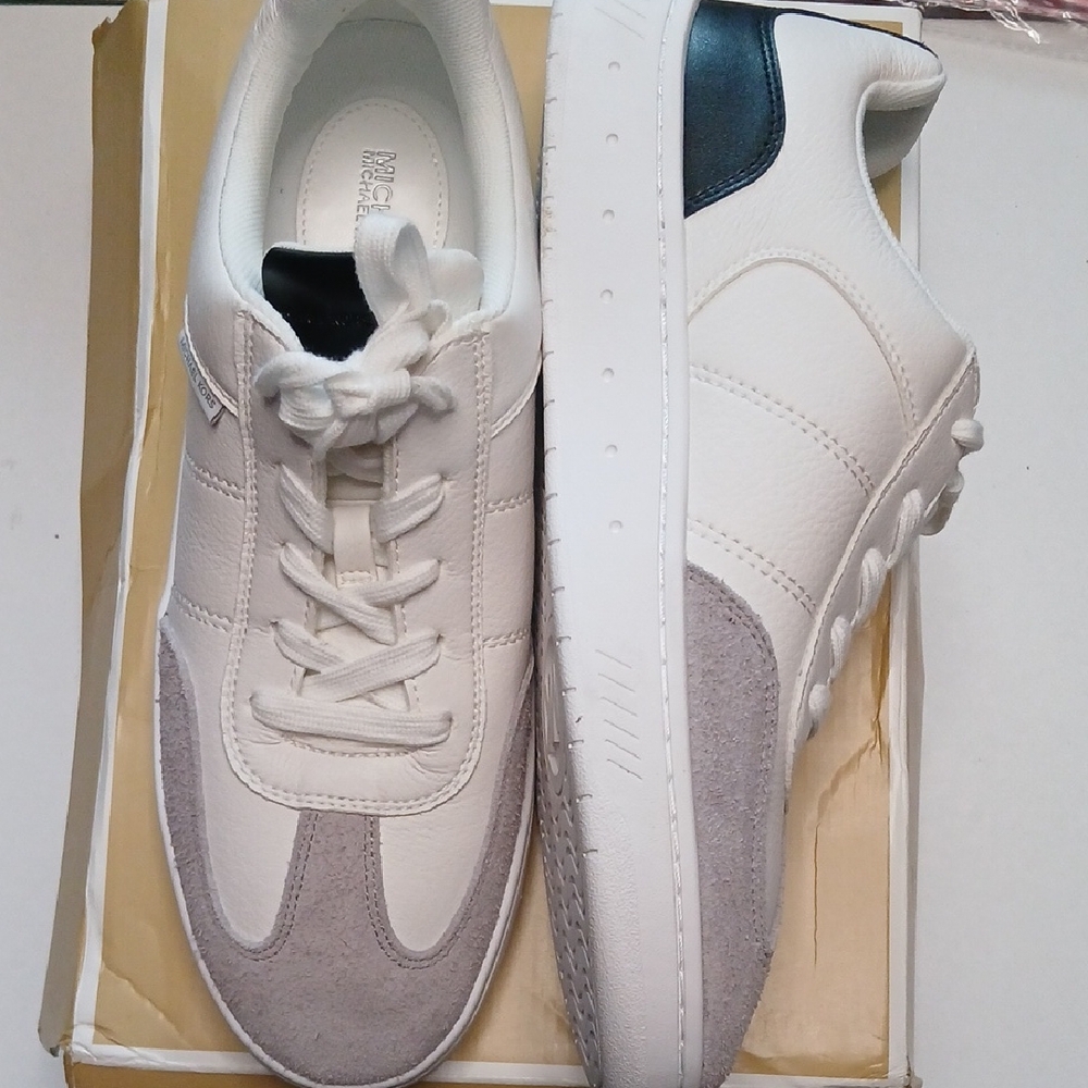 Michael Kors White and Gray Women's Sneakers